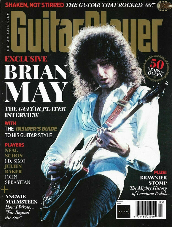 Guitar Player Magazine May 2021 Issue Brian May Queen