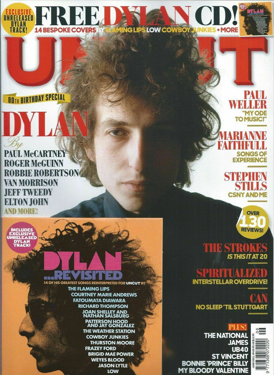 UK Uncut Magazine June 2021: BOB DYLAN + CD PAUL McCARTNEY Elton John PAUL WELLER