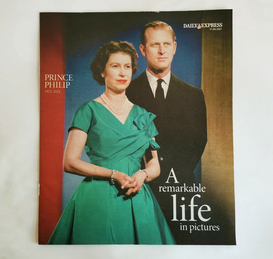 PRINCE PHILIP TRIBUTE DAILY EXPRESS MAGAZINE COMMEMORATIVE ISSUE 1921-2021