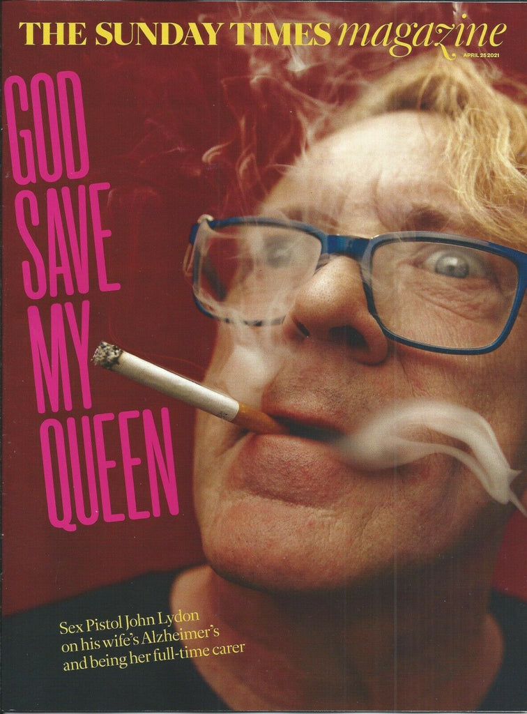 UK Sunday Times Magazine April 2021: JOHN LYDON Sex Pistols
