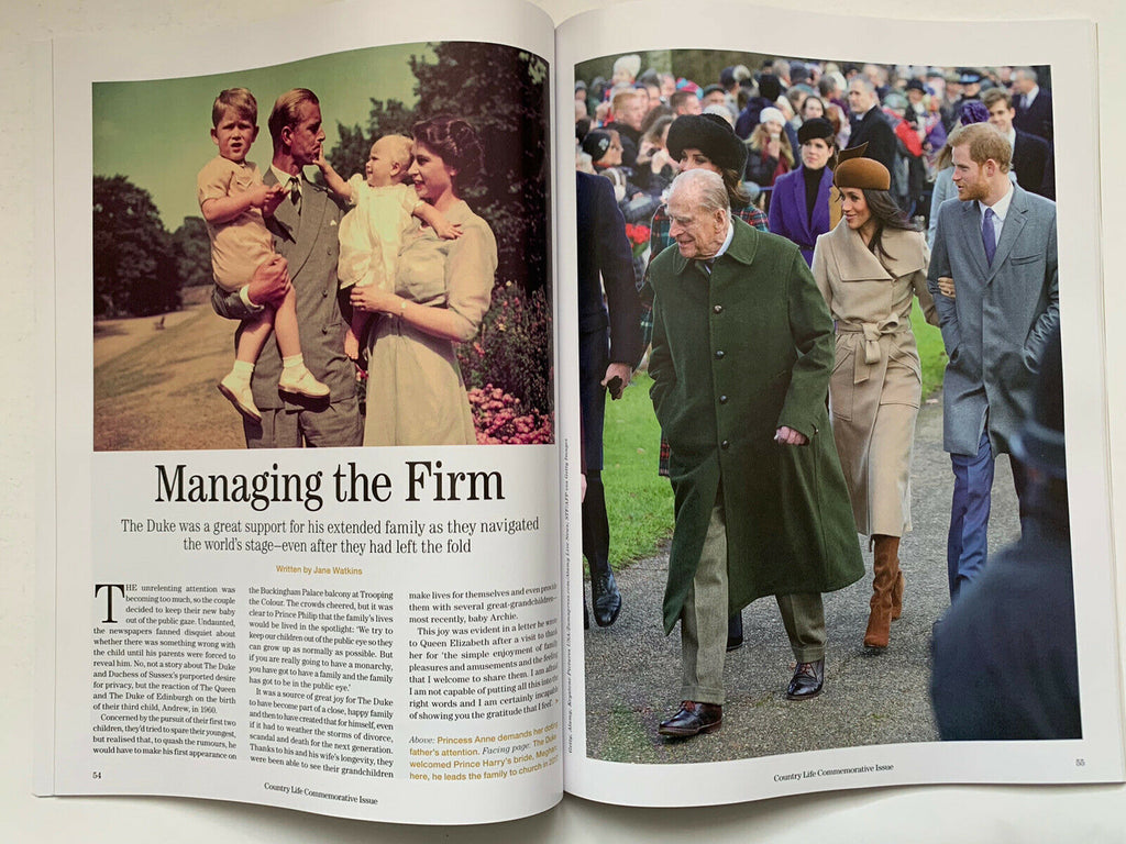 PRINCE PHILIP ROYAL FAMILY UK COUNTRY LIFE TRIBUTE / SOUVENIR MAGAZINE 2021 NEW