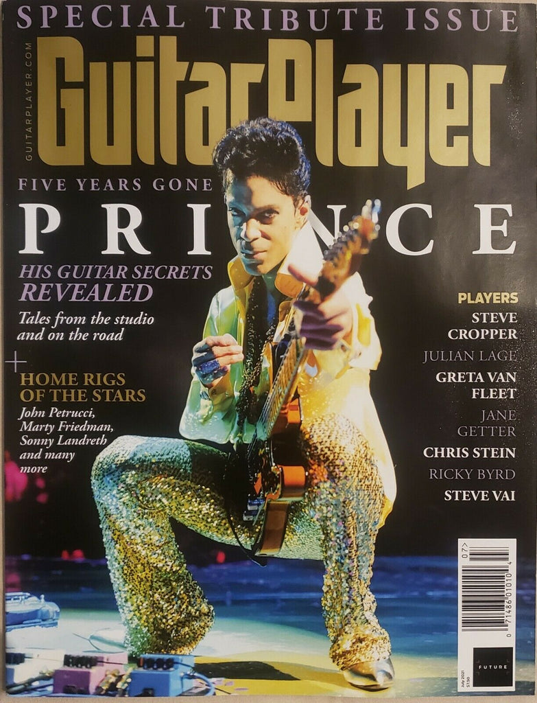 PRINCE ROGERS NELSON - GUITAR PLAYER SPECIAL TRIBUTE ISSUE - JULY 2021