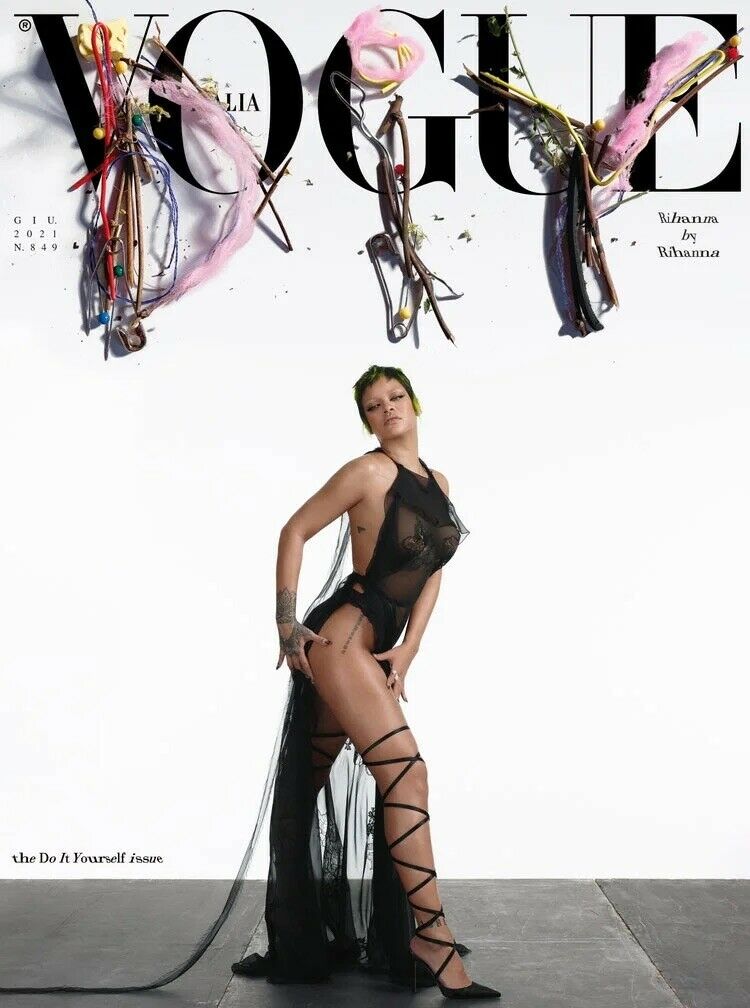 Rihanna new VOGUE Italia Italy Cover #1 2021