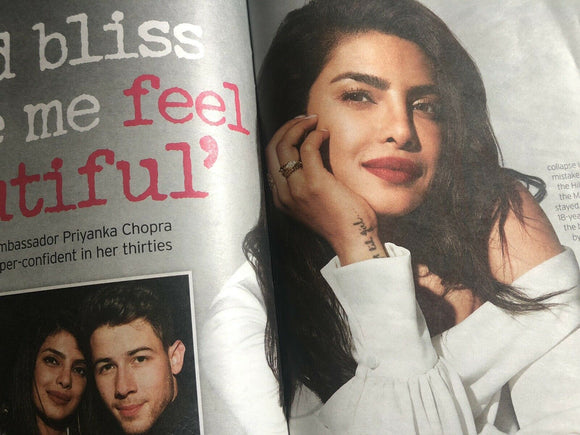 Priyanka Chopra Jonas on Nick Jonas UK Notebook Magazine 11th June 2021