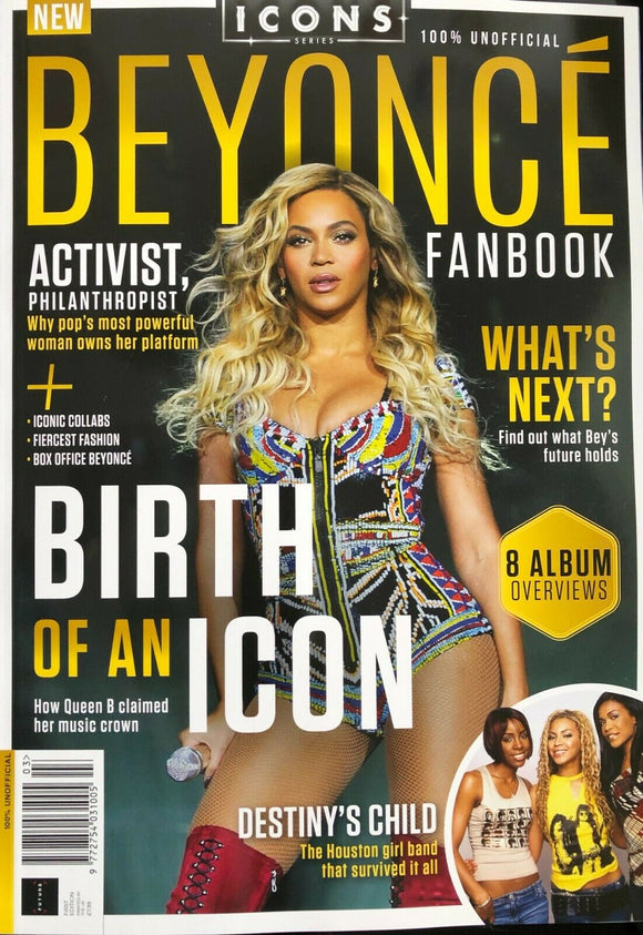 BEYONCE FANBOOK (BIRTH OF AN ICON) ICONS SERIES...NEW