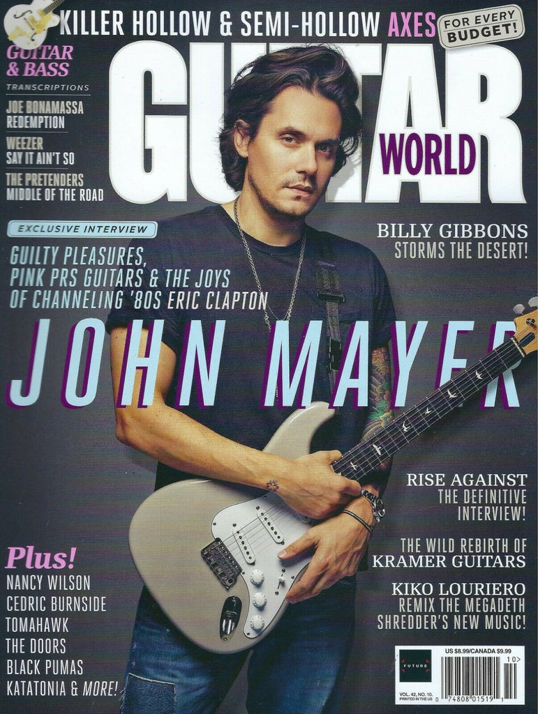 Guitar World October 2021 John Mayer World Exclusive