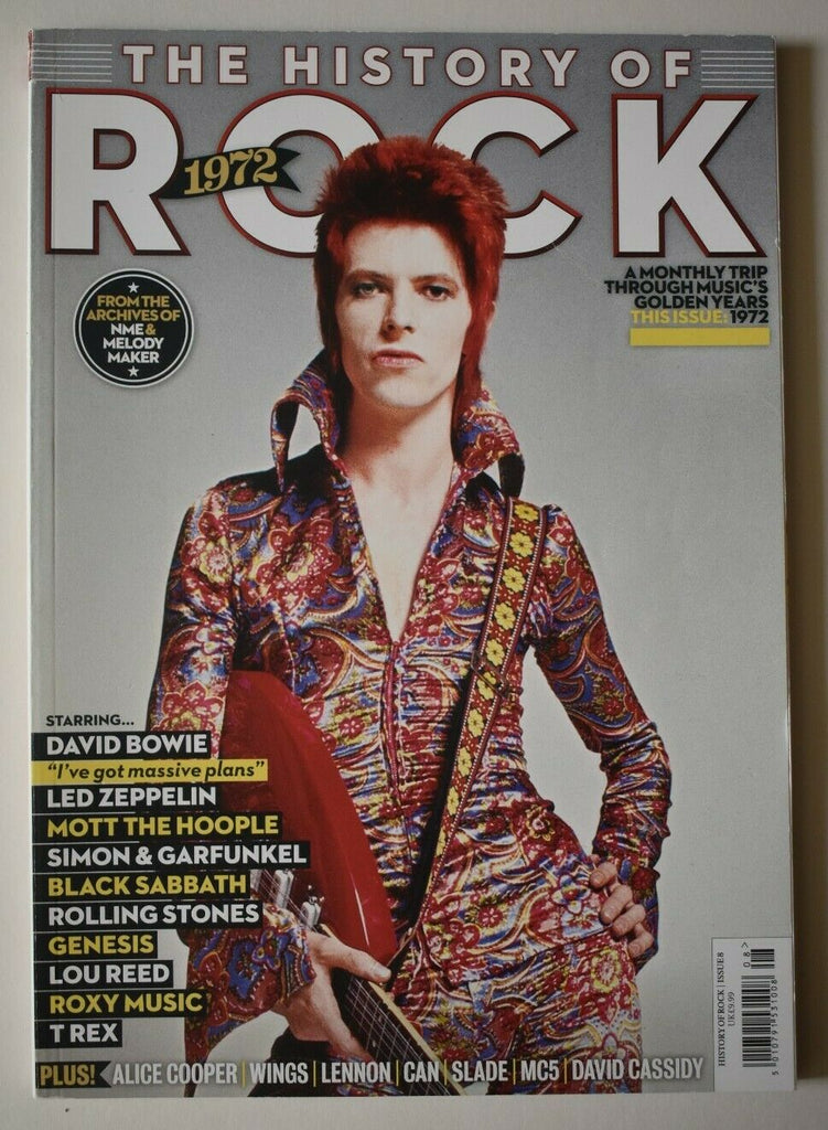 THE HISTORY OF ROCK MAGAZINE 1972 - ISSUE 8 - DAVID BOWIE