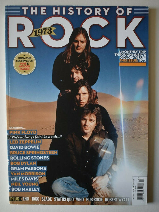 THE HISTORY OF ROCK MAGAZINE 1973 - ISSUE 9 - PINK FLOYD David Bowie Rolling Stone