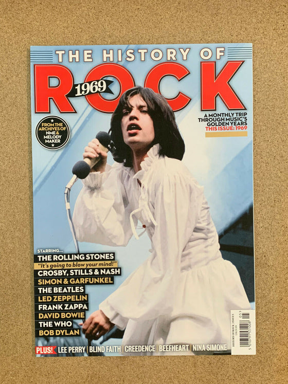 The History Of Rock Magazine 1969: The Rolling Stones David Bowie The Beatles