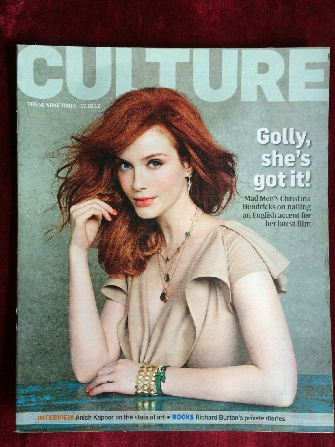 CULTURE magazine 7-October-2012 CHRISTINA HENDRICKS