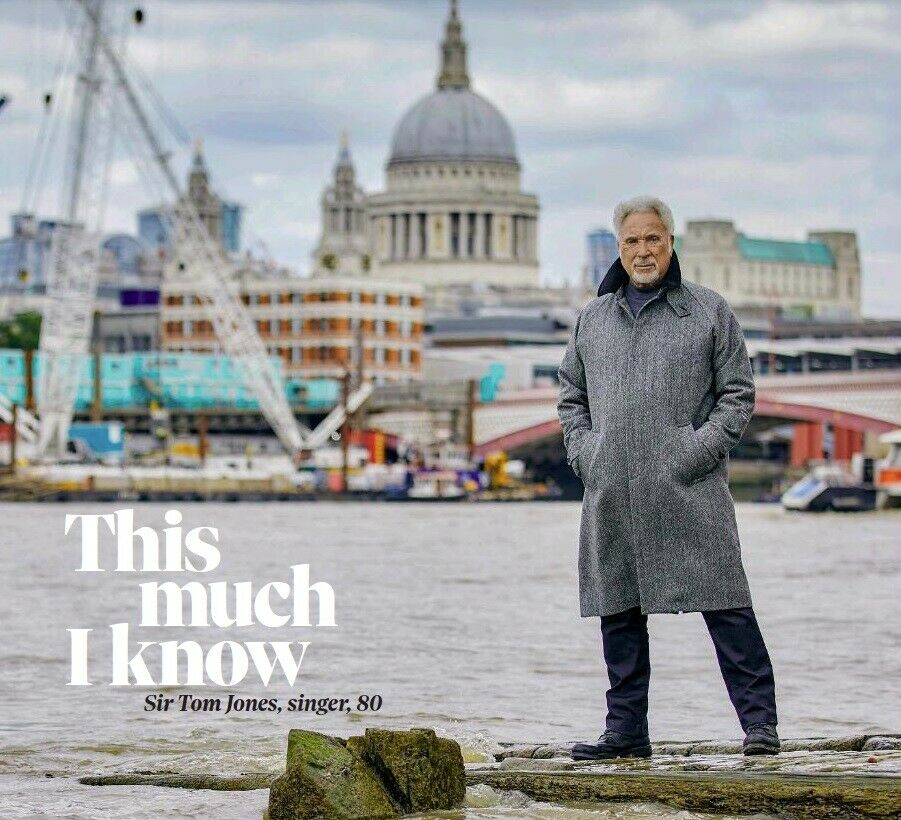 UK Observer Magazine April 2021: DAMSON IDRIS COVER FEATURE Tom Jones