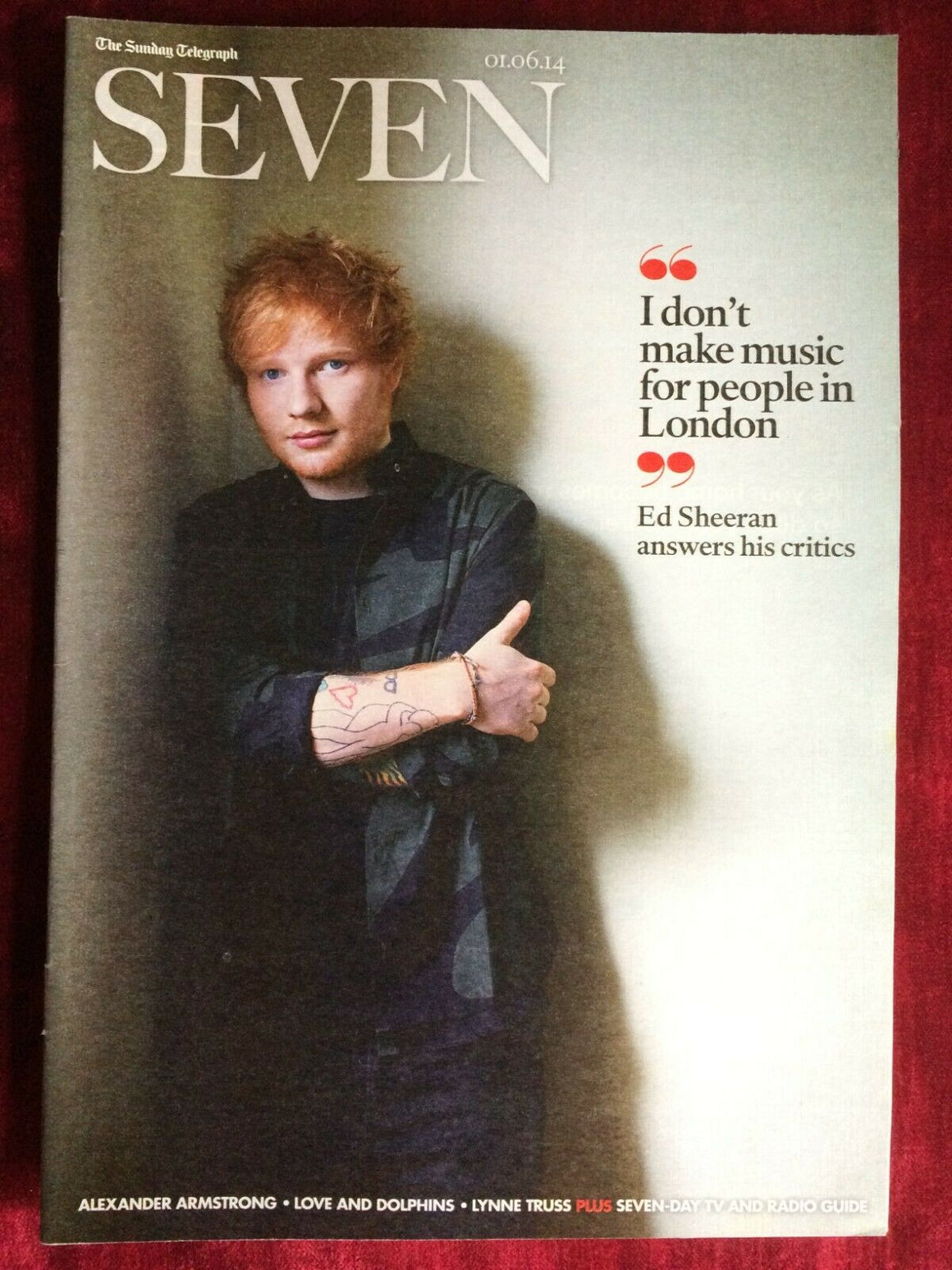 SEVEN mag 01 June 2014 ED SHEERAN cover