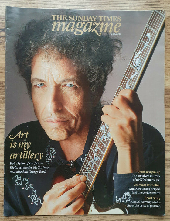 Sunday Times magazine 24 May 2009 BOB DYLAN