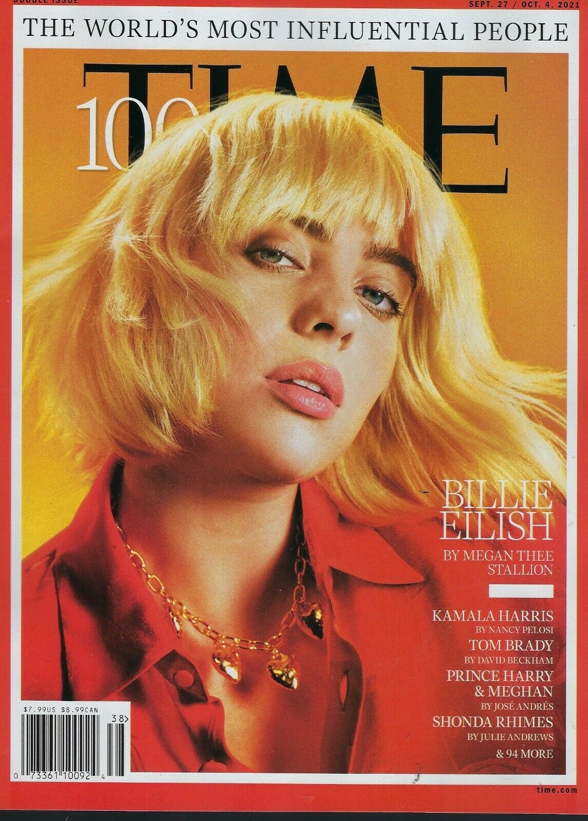 Time Magazine September 27th 2021 The World's Most Influential People Billie Eilish