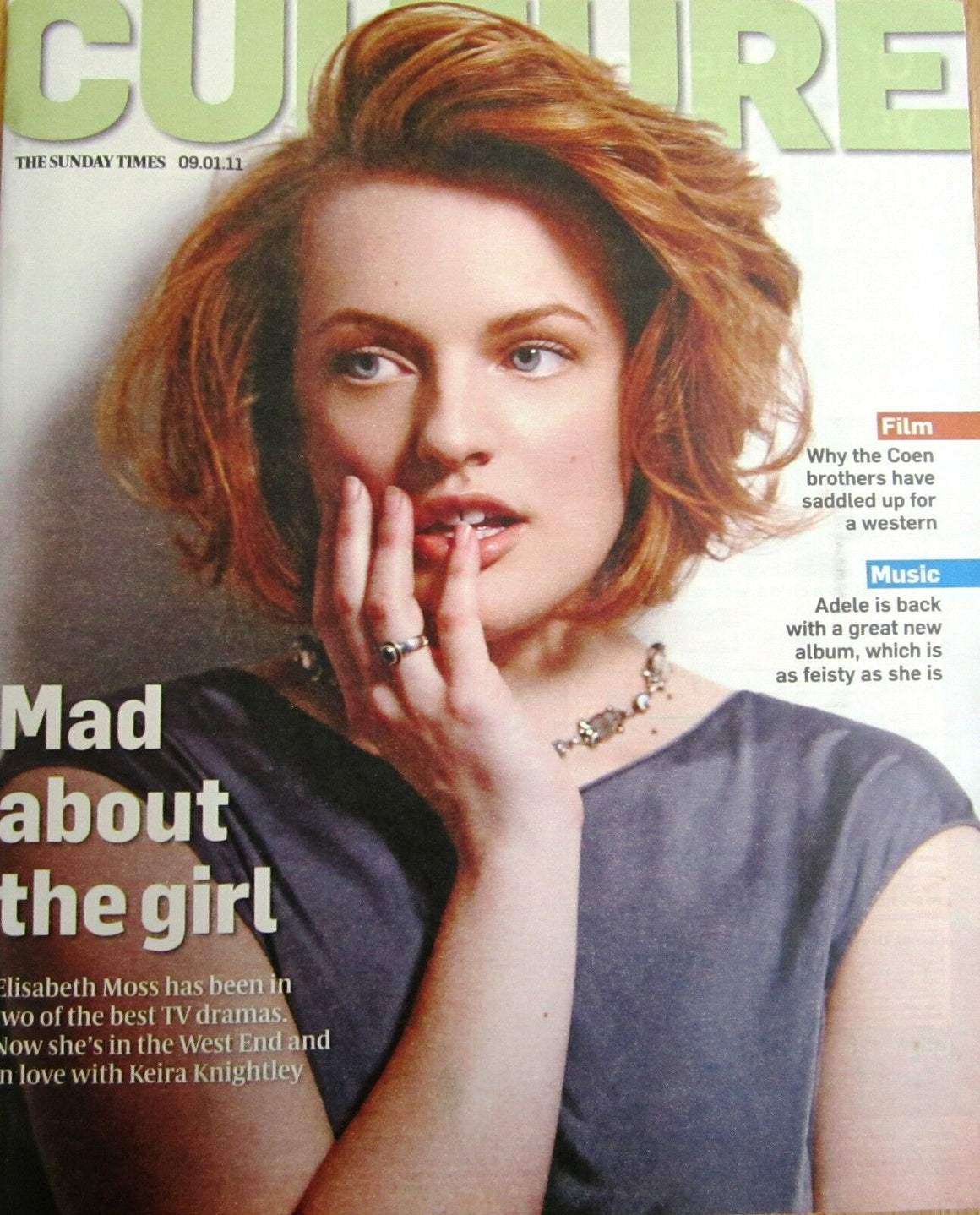 Elisabeth Moss – Culture Magazine - 9 January 2011 - Adele Interview
