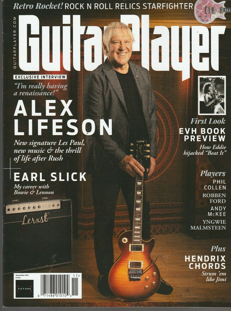 Guitar Player November 2021 Alex Lifeson Rush Eddie Van Halen