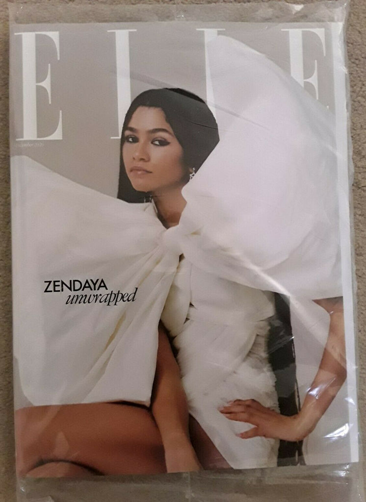British Elle Magazine December 2020 Zendaya interviewed by Timothee Chalamet
