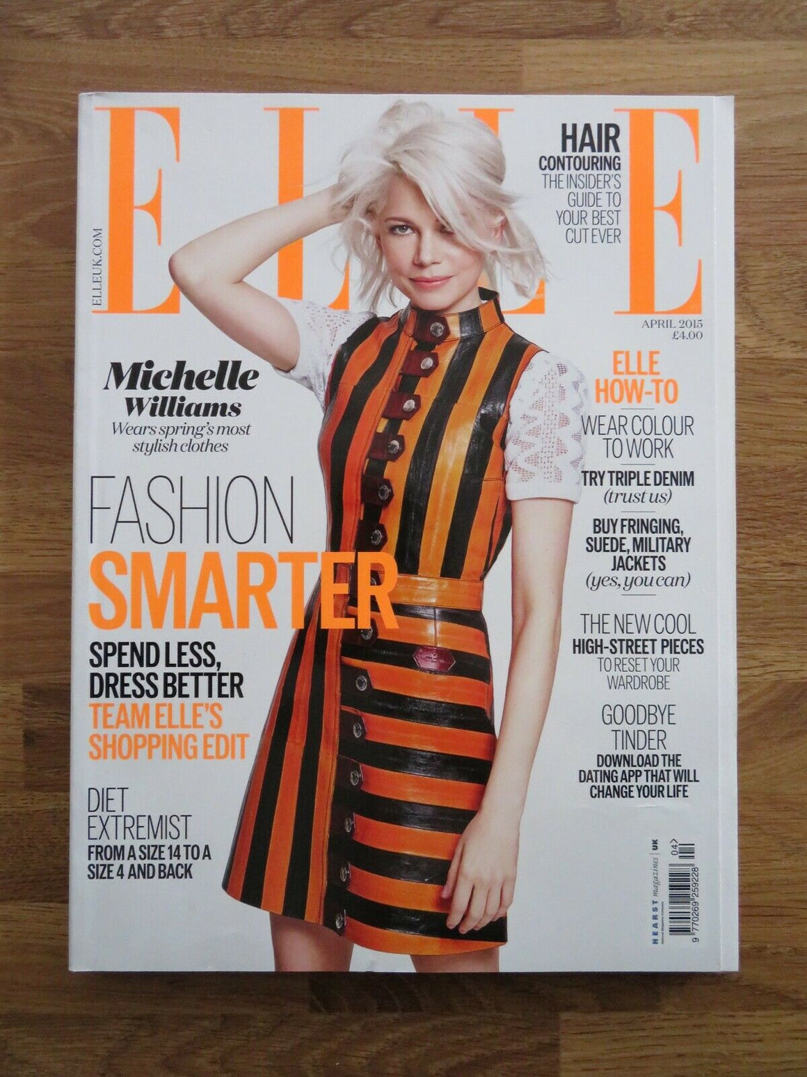 Elle UK Magazine - April 2015 - Michelle Williams Cover
