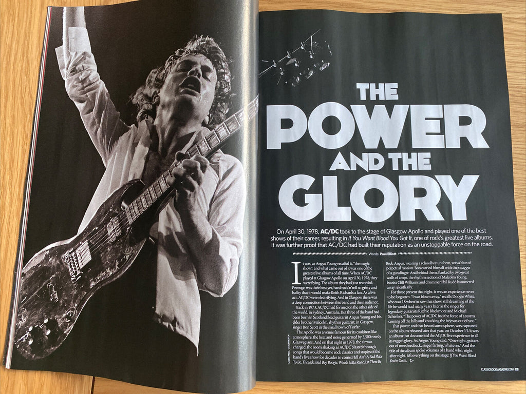 Classic Rock magazine #294 2021 AC/DC Bon Scott's final tour
