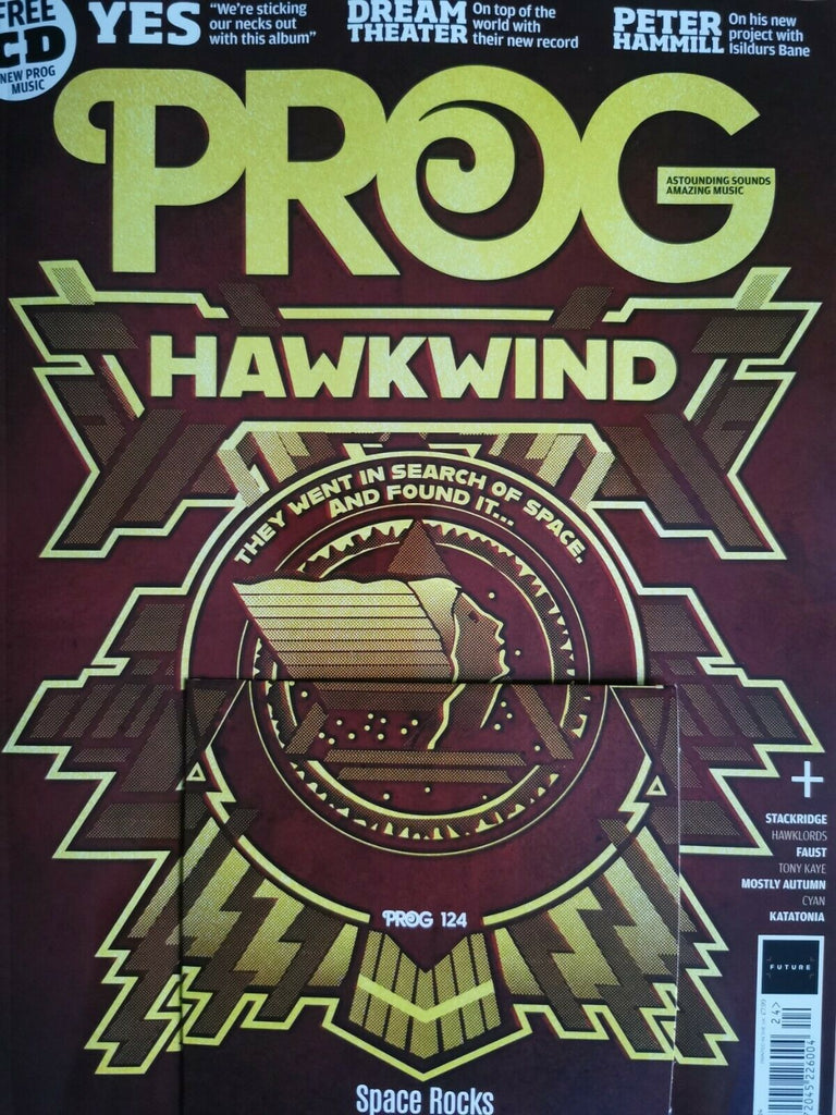 Prog Magazine issue 124 October 2021 HAWKWIND & FREE CD