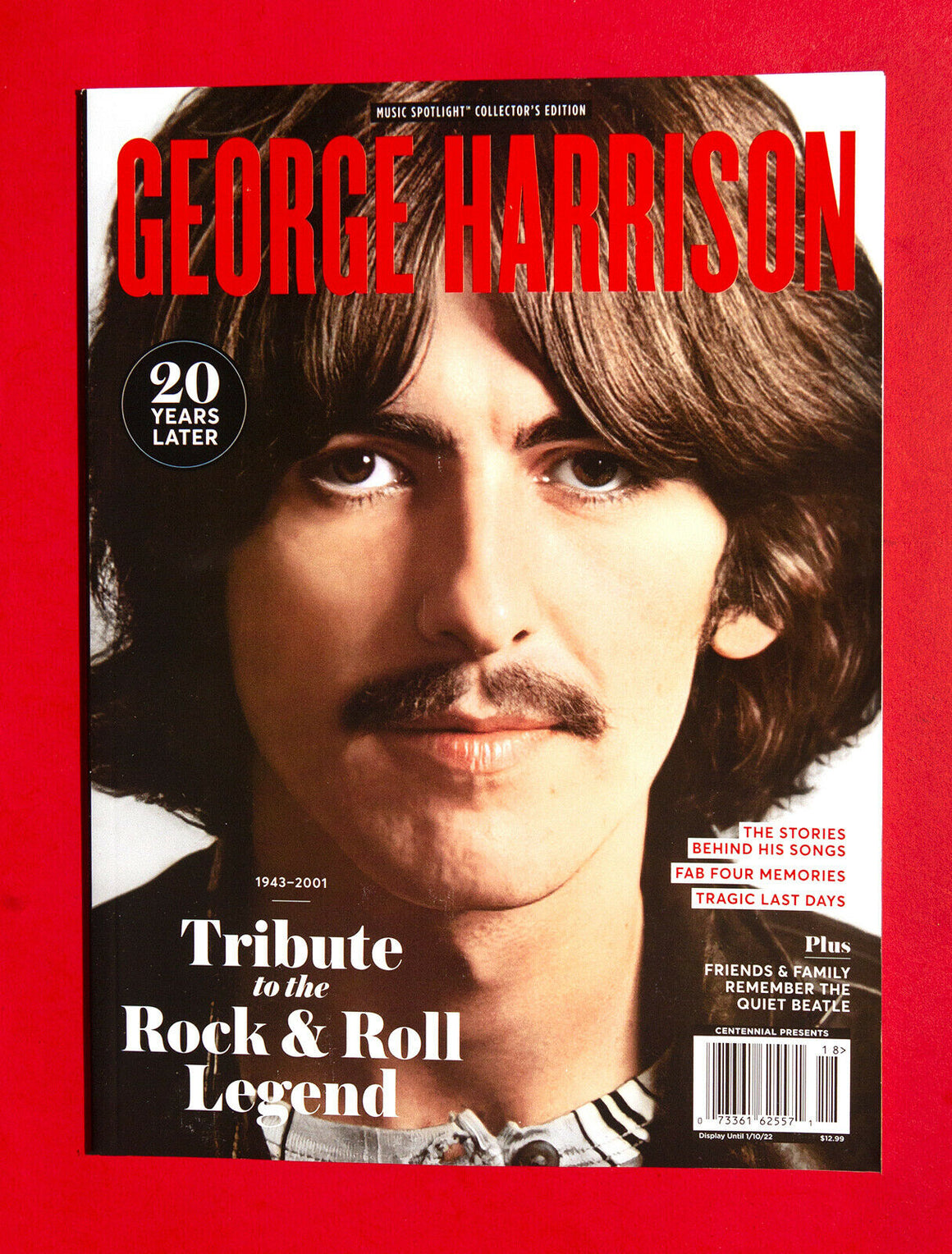 GEORGE HARRISON Centennial Music Spotlight Magazine BEATLES Tribute To A Legend