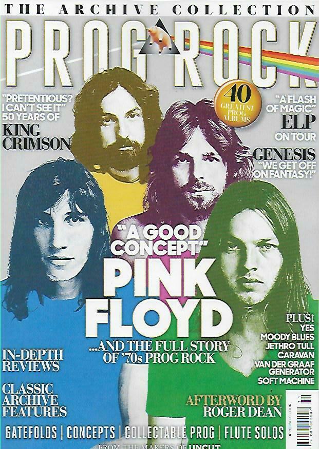 The Archive Collection magazine Nov 2019 Prog Rock Pink Floyd King Crimson Genesis