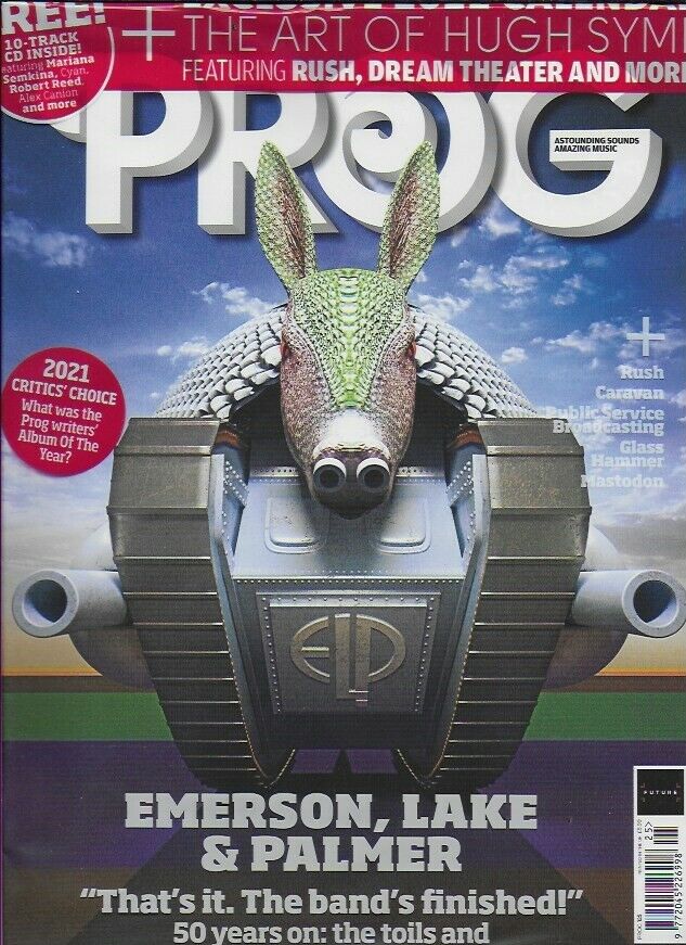 PROG MAGAZINE- Issue 125 Emerson Lake & Palmer RUSH + CD