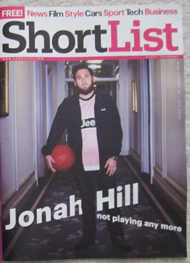 Jonah Hill – Jamie Dornan - Shortlist Magazine – 25 August 2016