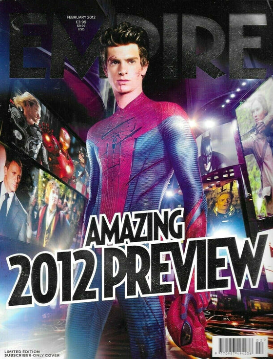 EMPIRE ISSUE 272 - FEBRUARY 2012: ANDREW GARFIELD SUBSCRIBERS COVER