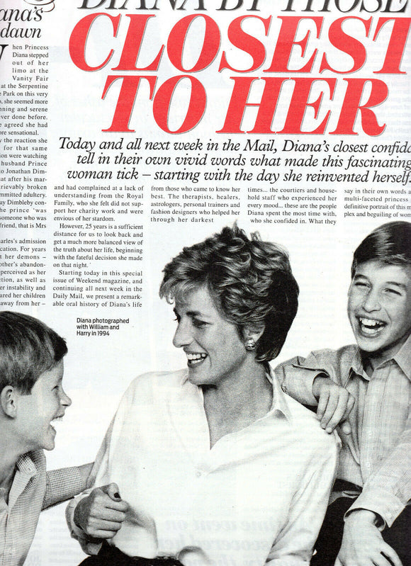 Weekend Magazine 29 June 2019: Princess Diana Special Souvenir Edition