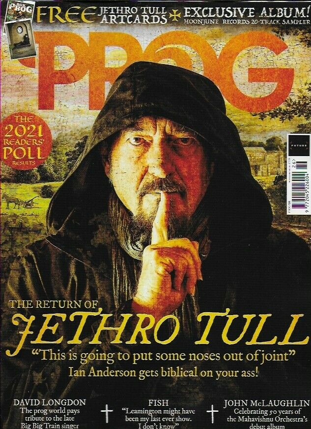 PROG MAGAZINE Issue 126 JETHRO TULL + ART CARDS & EXCLUSIVE ALBUM