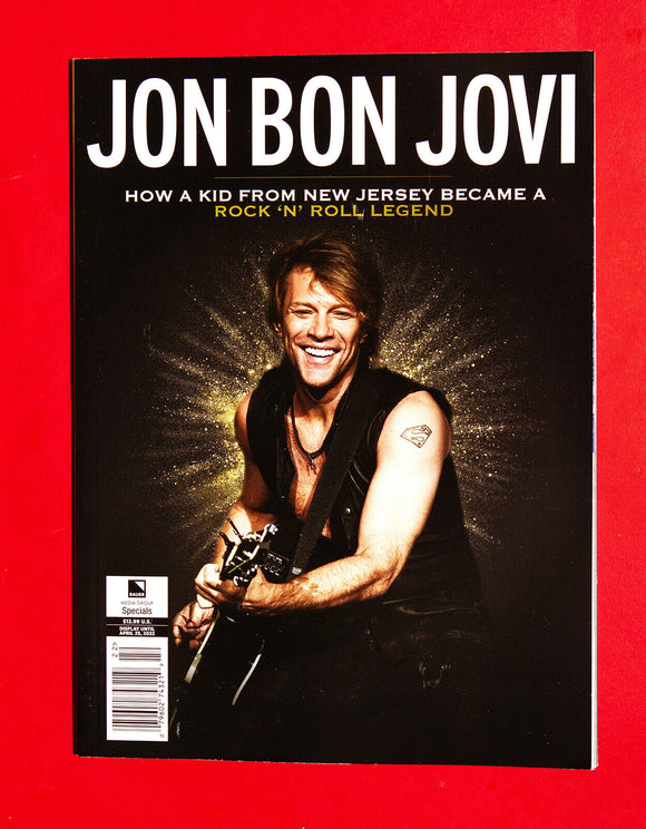 JON BON JOVI ROCK & ROLL LEGEND NEW 2022 BOOK Bauer Media Kid From New Jersey