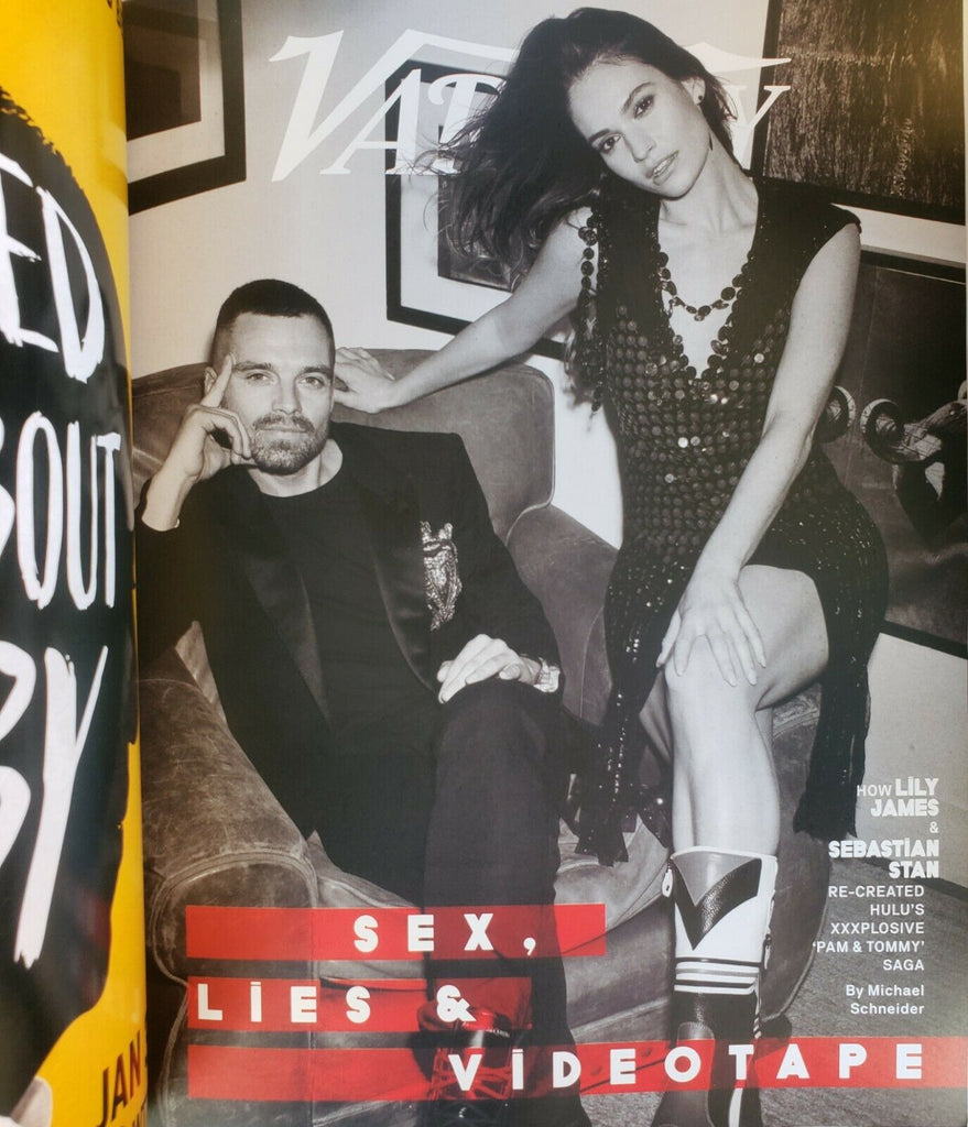 LILY JAMES & SEBASTIAN STAN - VARIETY MAGAZINE - JAN 19, 2022 BRAND NEW