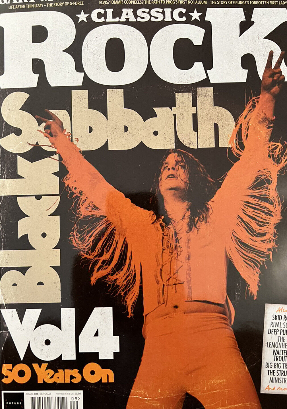 Classic Rock Magazine #305 September 2022 - BLACK SABBATH Ozzy Osbourne