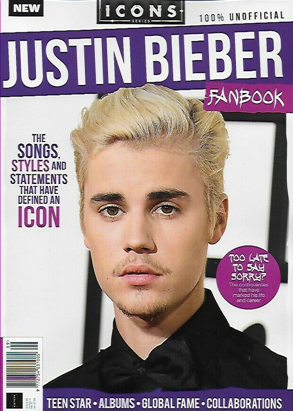 ICONS SERIES - JUSTIN BIEBER FANBOOK-ISSUE 9