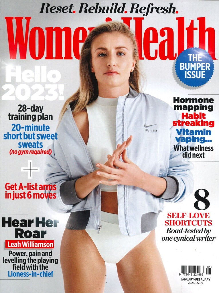 Women's Health (UK) Magazine January/February 2023 - Leah Williamson - Women's Euro 2022