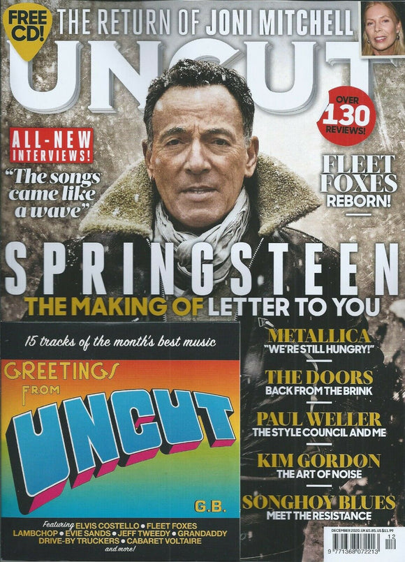 UK Uncut Magazine December 2020: BRUCE SPRINGSTEEN - The Making of Letter to You