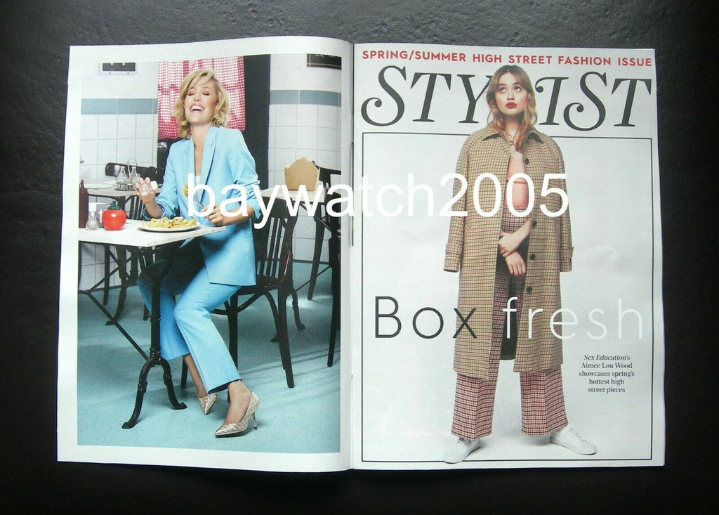 UK Stylist Magazine March 2020: Gillian Anderson Cover