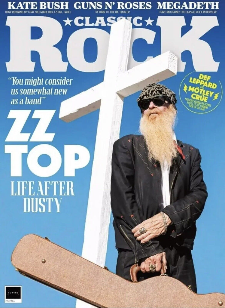 Classic Rock Magazine Issue 304 August 2022 - ZZ TOP - Dusty Hill - Kate Bush & Gifts