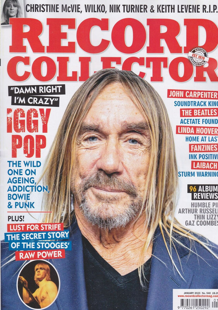 Record Collector Magazine - January 2023 Iggy Pop Christine McVie Fleetwood Mac