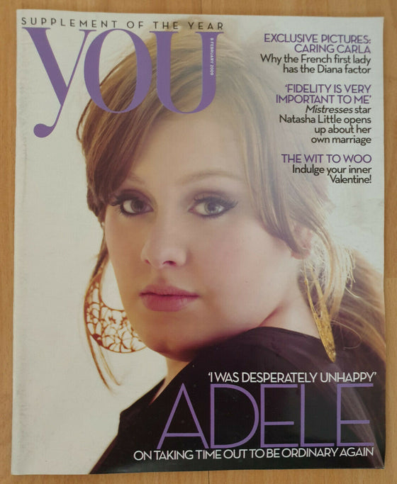 YOU magazine 8 February 2009 ADELE COVER