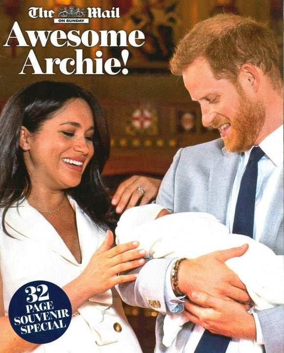 UK Mail on Sunday May 2019 PRINCE HARRY MEGHAN MARKLE Royal Baby Archie Special