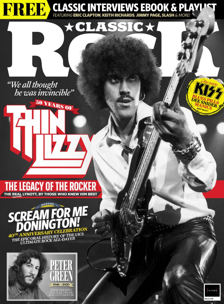 Classic Rock Magazine Sept 2020 THIN LIZZY Phil Lynott PETER GREEN Fleetwood Mac