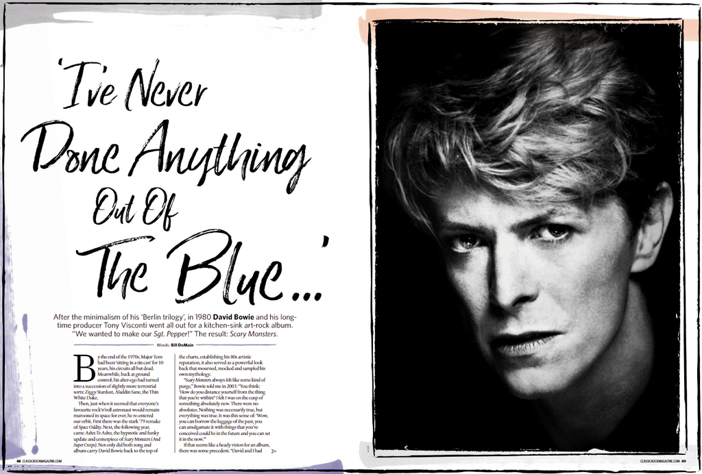 Classic Rock Magazine August 2020: DAVID BOWIE Special Feature