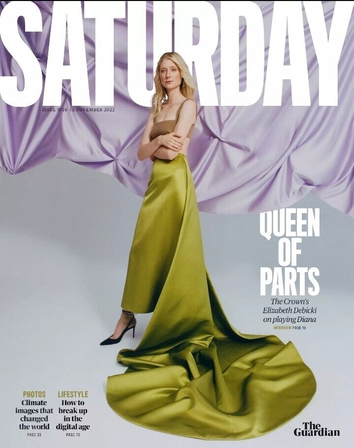 The Guardian Saturday Magazine 5th November 2022 - Elizabeth Debicki - The Crown