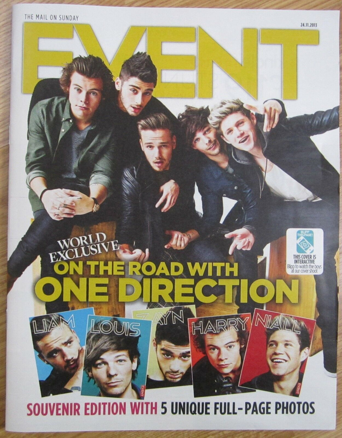 One Direction – Event magazine – 24 November 2013 Harry Styles Niall Horan