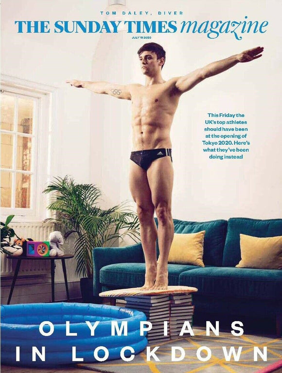 UK Sunday Times Magazine July 2020: TOM DALEY COVER FEATURE