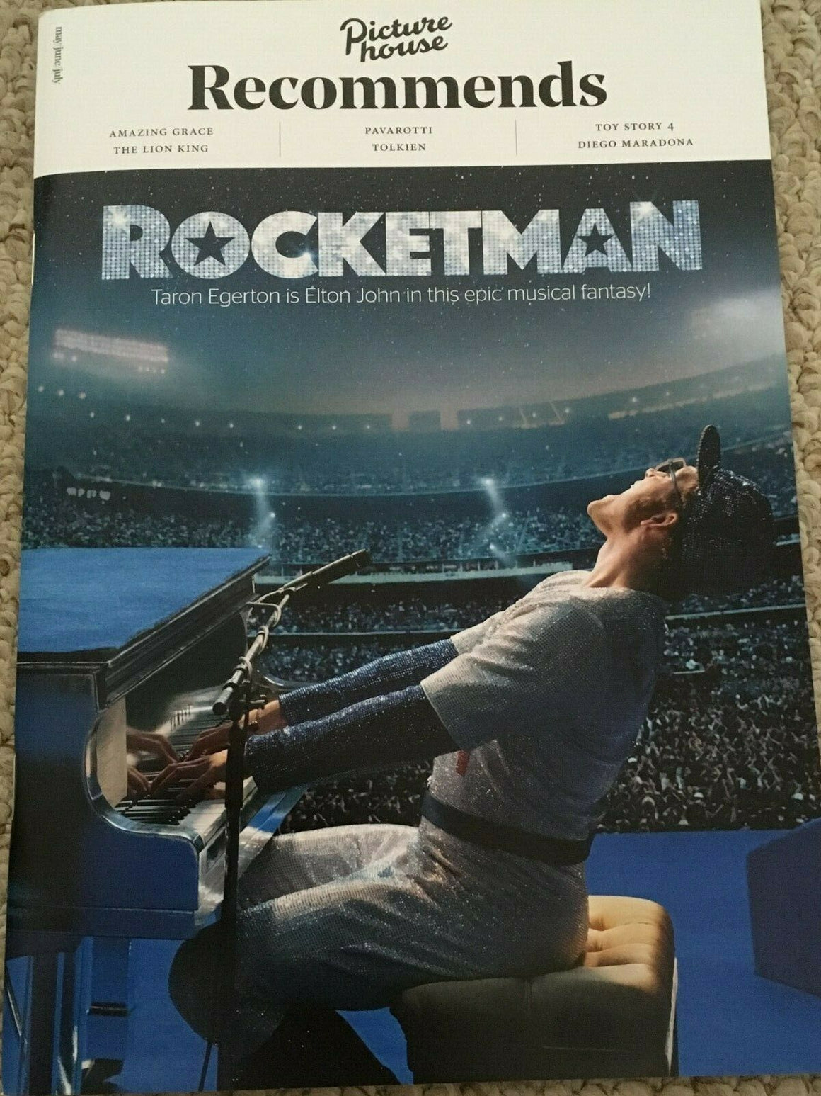 UK Picturehouse Magazine May 2019: TARON EGERTON (Elton John) Rocketman Cover