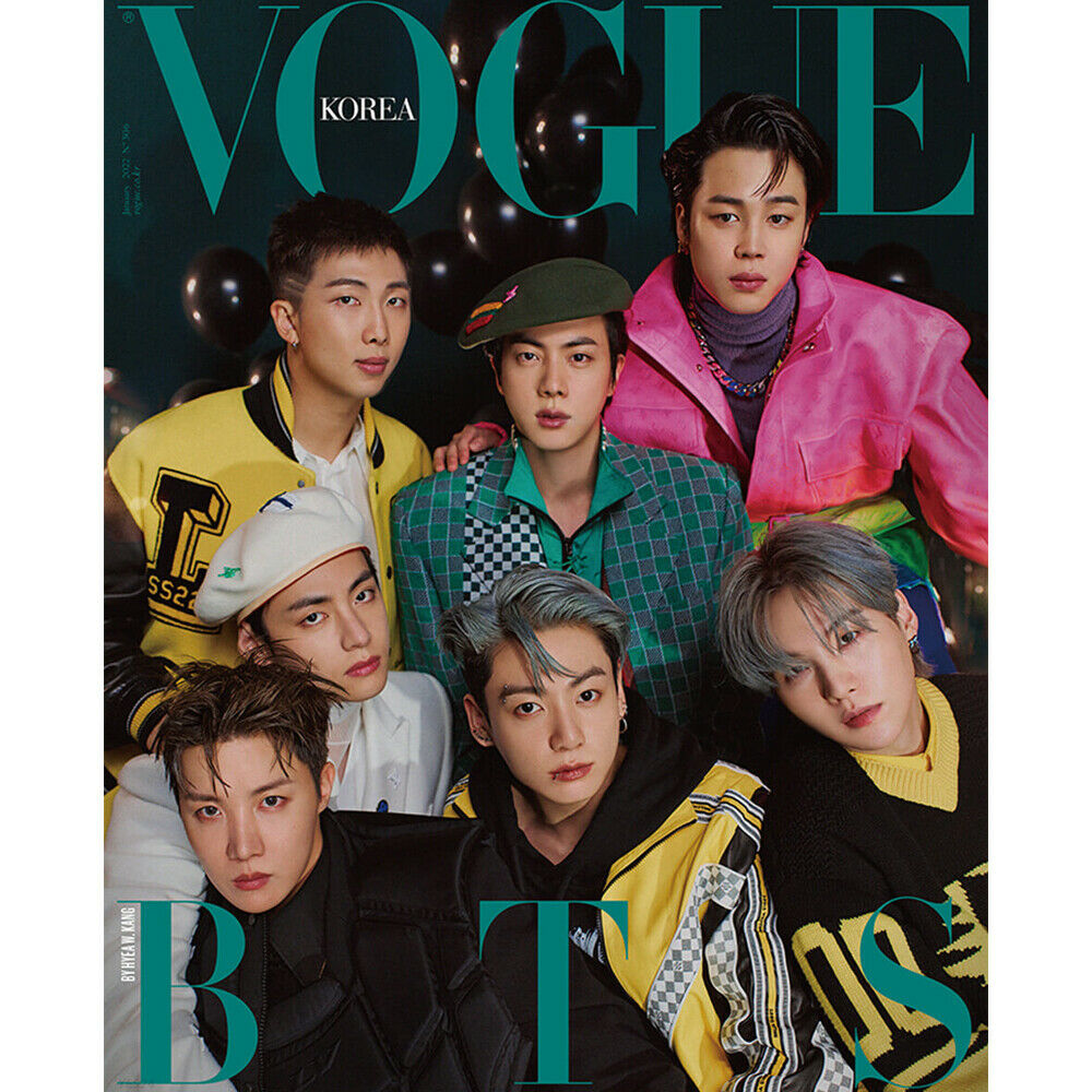 BTS VOGUE GQ KOREA January 2022 (Choose your cover) Tracked Worldwide!