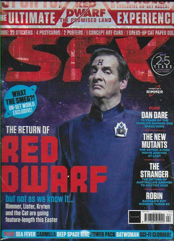 SFX magazine #325 April 2020: The Return of Red Dwarf + ALL FREE GIFTS (Random cover)